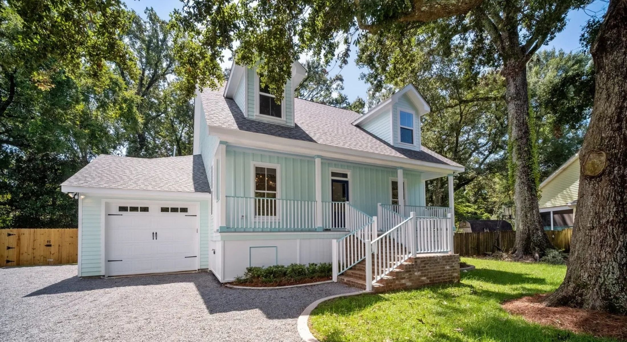 new 2-story raised house